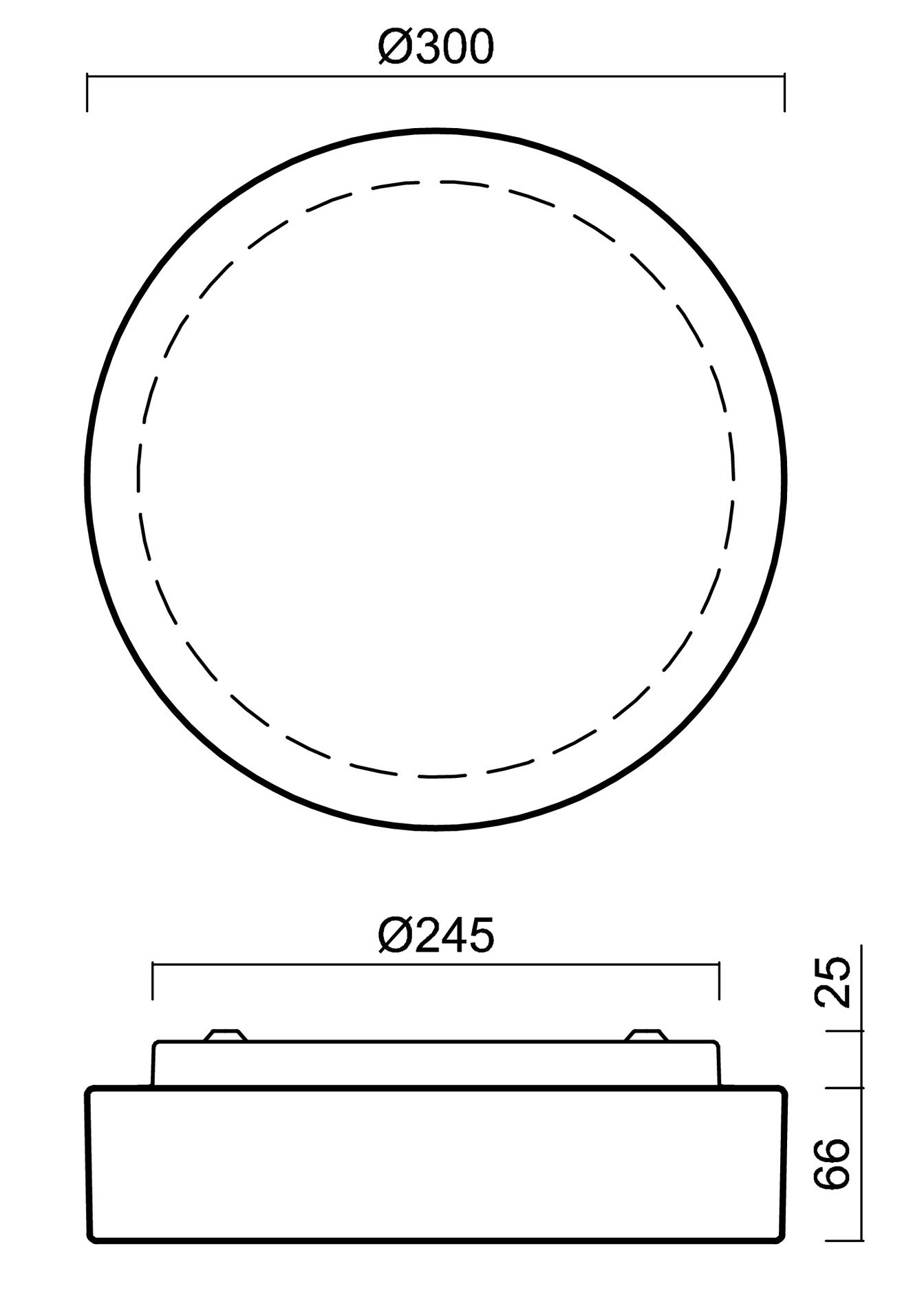 OS ELS71197 ELSA 2 stropní/nástěnné skleněné svítidlo bílá IP44 3000/4000 K 9W LED - OSMONT (obrázek 4)