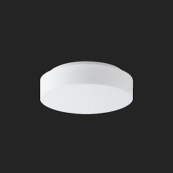 Obrázek pro produkt ELSA 2 stropní/nástěnné skleněné svítidlo bílá IP44 3000 K 15W LED nouzové kombinované 3 h (původní kód OS 59449) - OSMONT