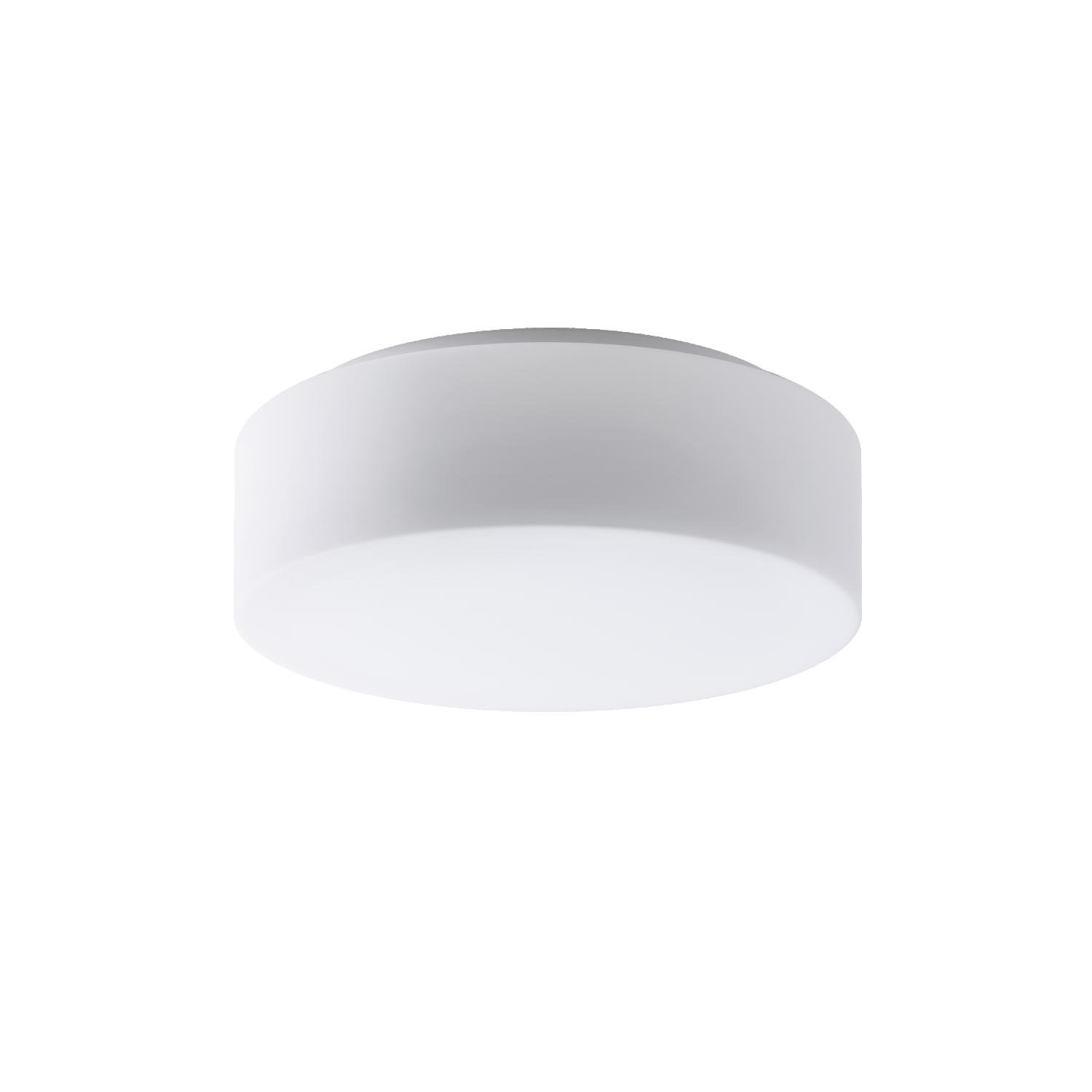 OS ERI67510 ERIS 2 stropní/nástěnné skleněné svítidlo bílá IP43 4000 K 18W LED nouzové kombinované 3 h - OSMONT