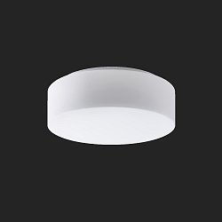Obrázek pro produkt ERIS 2 stropní/nástěnné skleněné svítidlo bílá IP43 3000 K 19W LED HF nouzové kombinované 3 h (původní kód OS 67011) - OSMONT