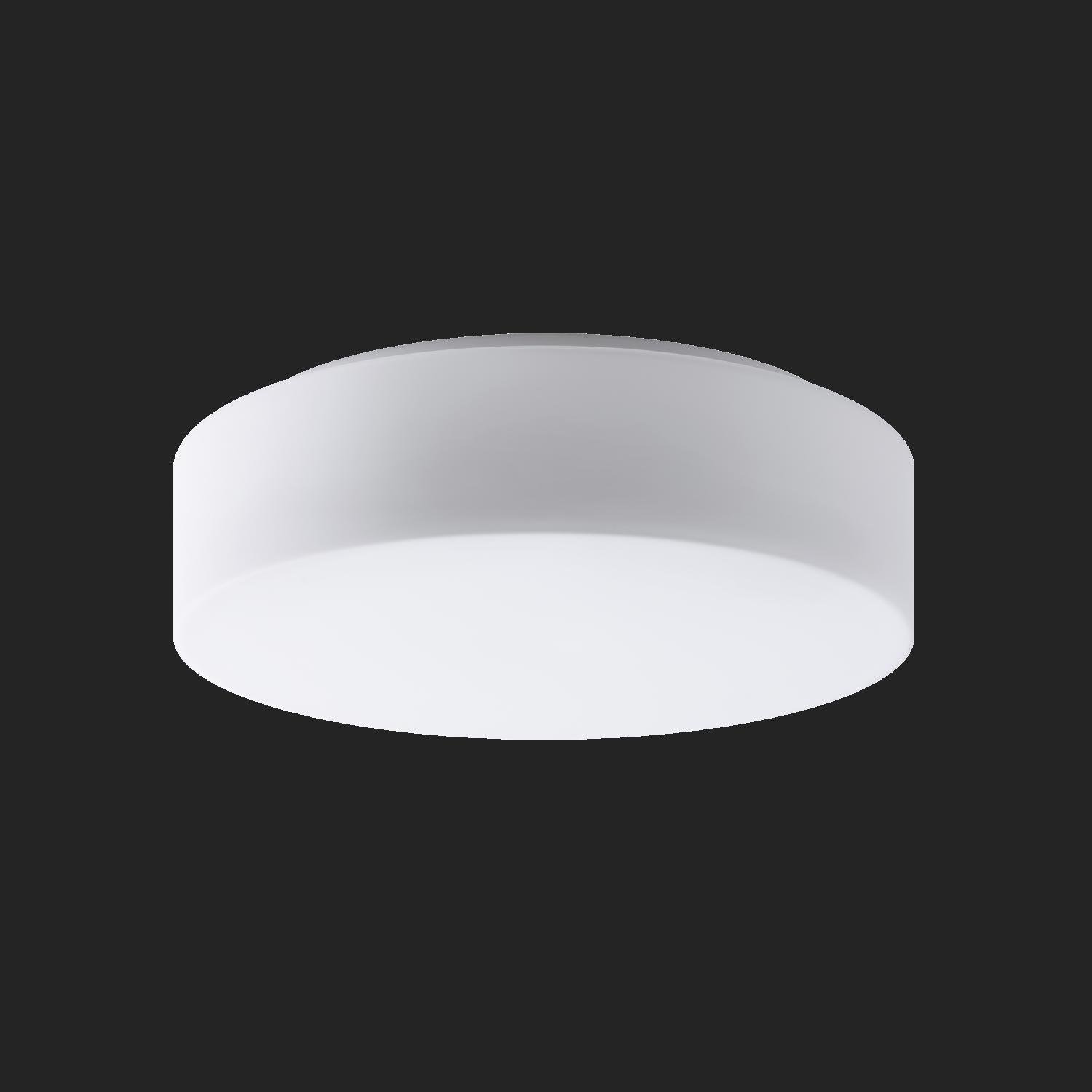 OS ERI67536 ERIS 3 stropní/nástěnné skleněné svítidlo bílá IP43 4000 K 33W LED nouzové kombinované 3 h (původní kód OS 67536) - OSMONT