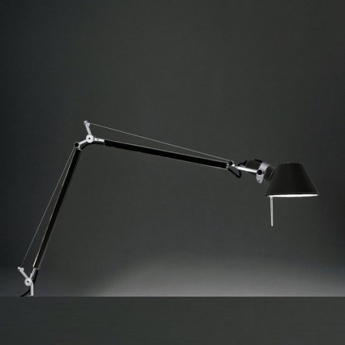 Levně AR A004430 Stolní lampa TOLOMEO halo těleso bez podstavce černá 70W - ARTEMIDE