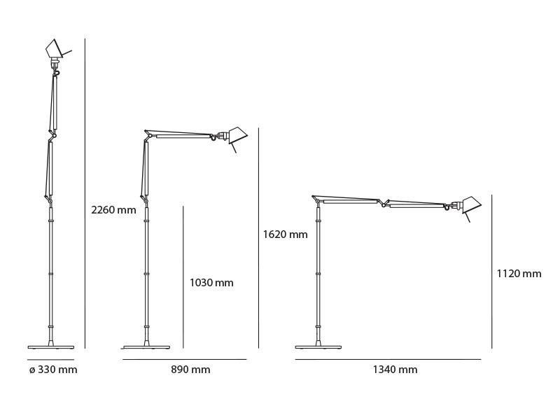 AR A004430 Stolní lampa TOLOMEO halo těleso bez podstavce černá 70W - ARTEMIDE (obrázek 5)