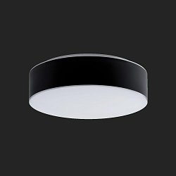 Obrázek pro produkt ERIS C3 stropní/nástěnné skleněné svítidlo bílá / bílo - černá IP43 3000 K 33W LED nouzové kombinované 3 h (původní kód OS 67046) - OSMONT
