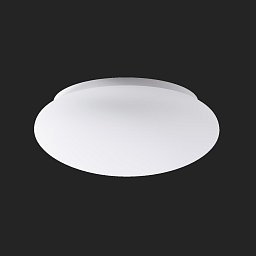 Obrázek pro produkt ARAKIS 2 stropní/nástěnné skleněné svítidlo bílá IP43 4000 K 19W LED HF nouzové kombinované 3 h (původní kód OS 67581) - OSMONT
