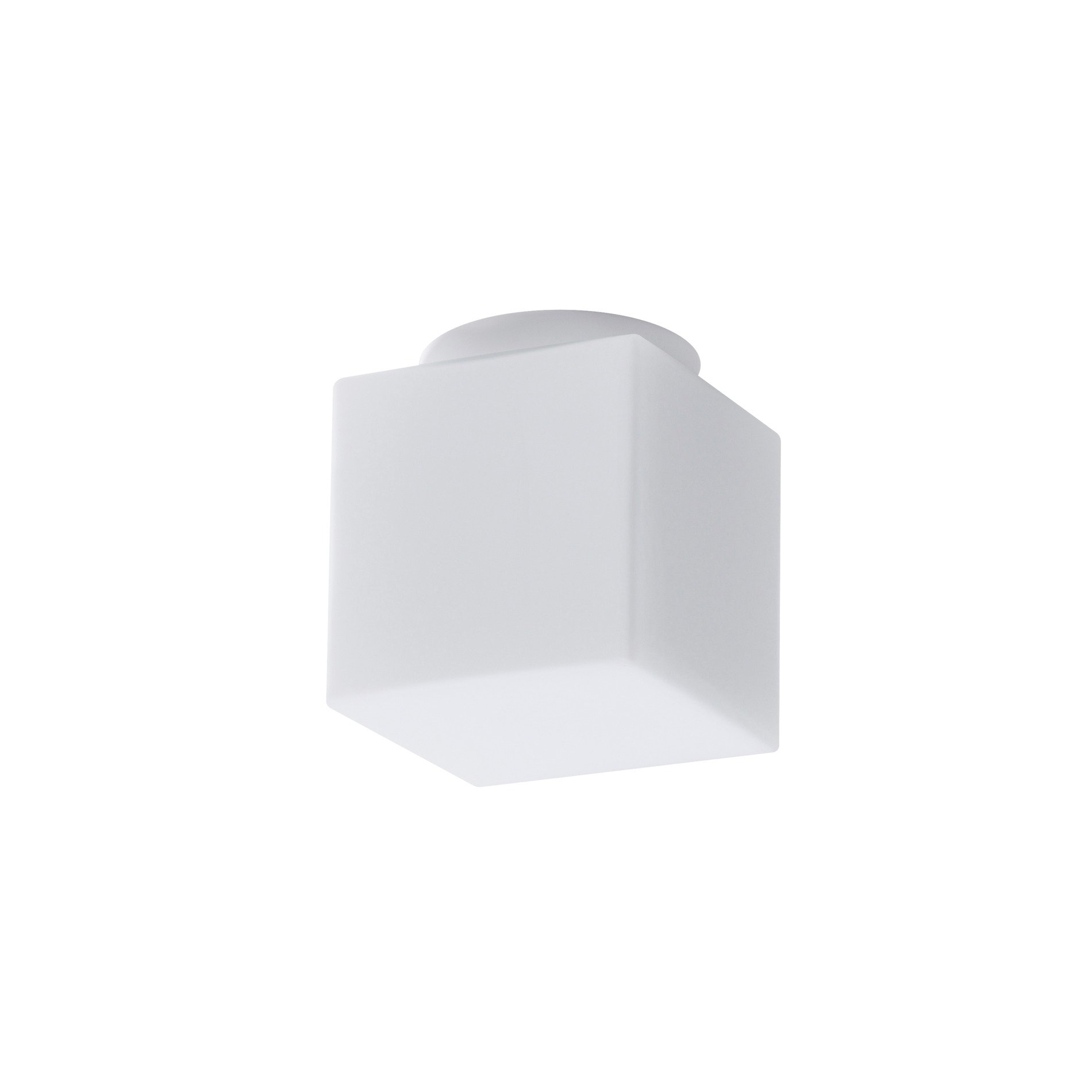 Levně OS APU67595 APUS 1 stropní/nástěnné skleněné svítidlo bílá IP44 4000 K 2W LED - OSMONT