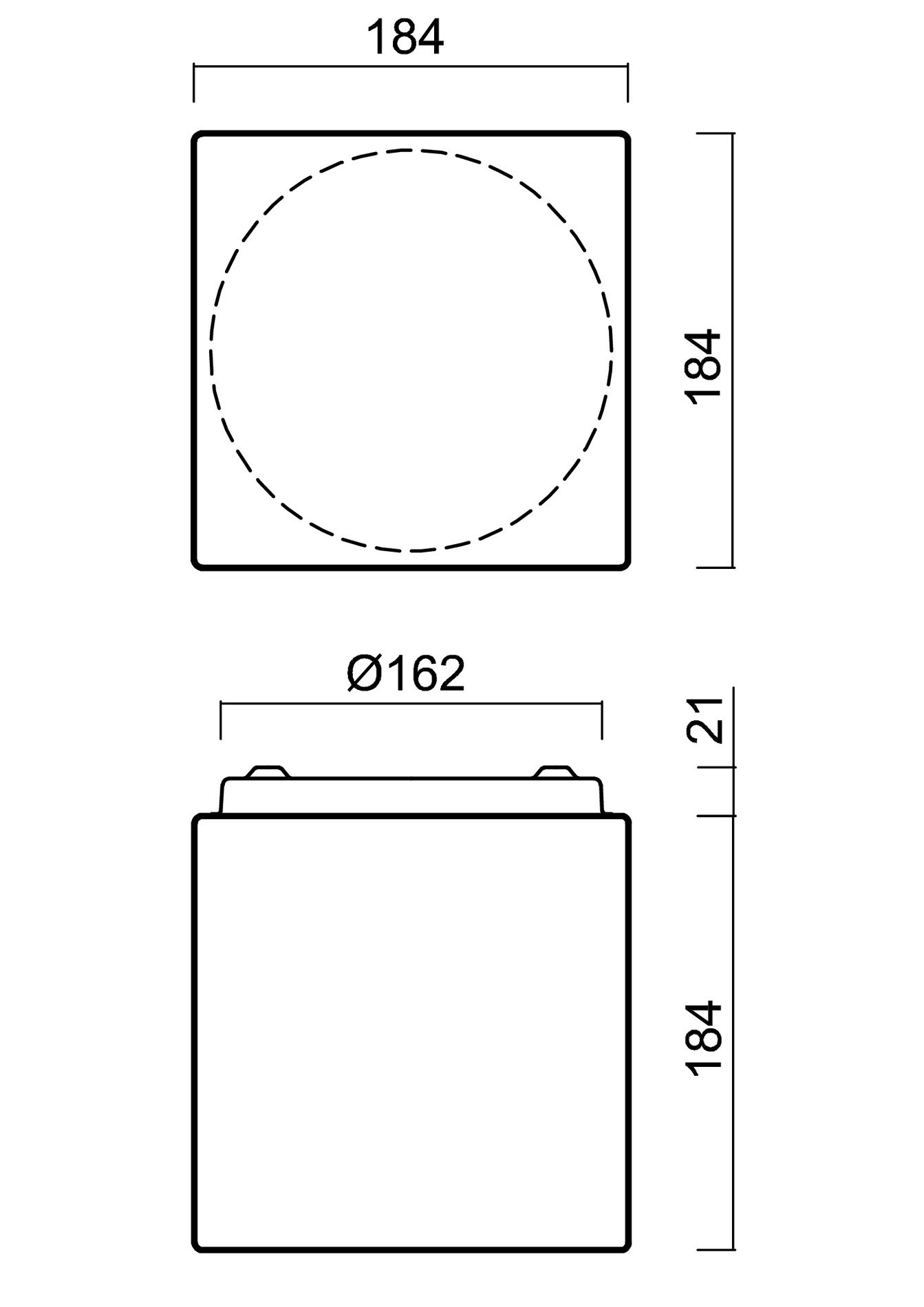 OS APU67097 APUS 3 stropní/nástěnné skleněné svítidlo bílá IP44 3000 K 7W LED - OSMONT (obrázek 4)
