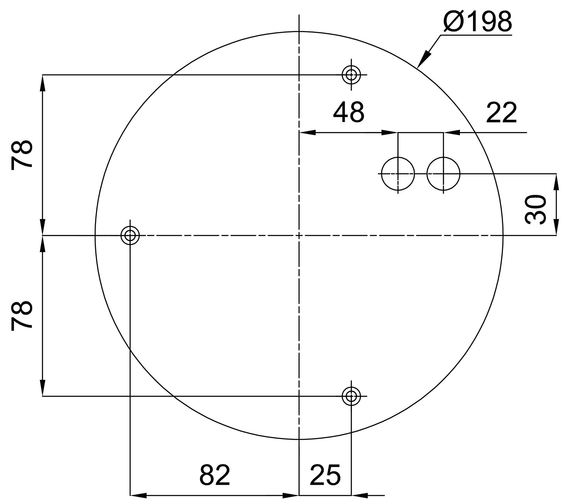 OS APU70415 APUS 4 stropní/nástěnné skleněné svítidlo bílá IP44 3000 K 20W LED - OSMONT (obrázek 6)