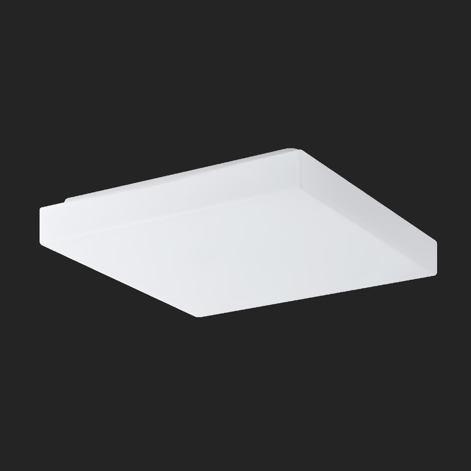 OS LIB59628 LIBRA 2 stropní/nástěnné skleněné svítidlo bílá IP44 4000 K 33W LED nouzové kombinované 3 h (původní kód OS 59628) - OSMONT