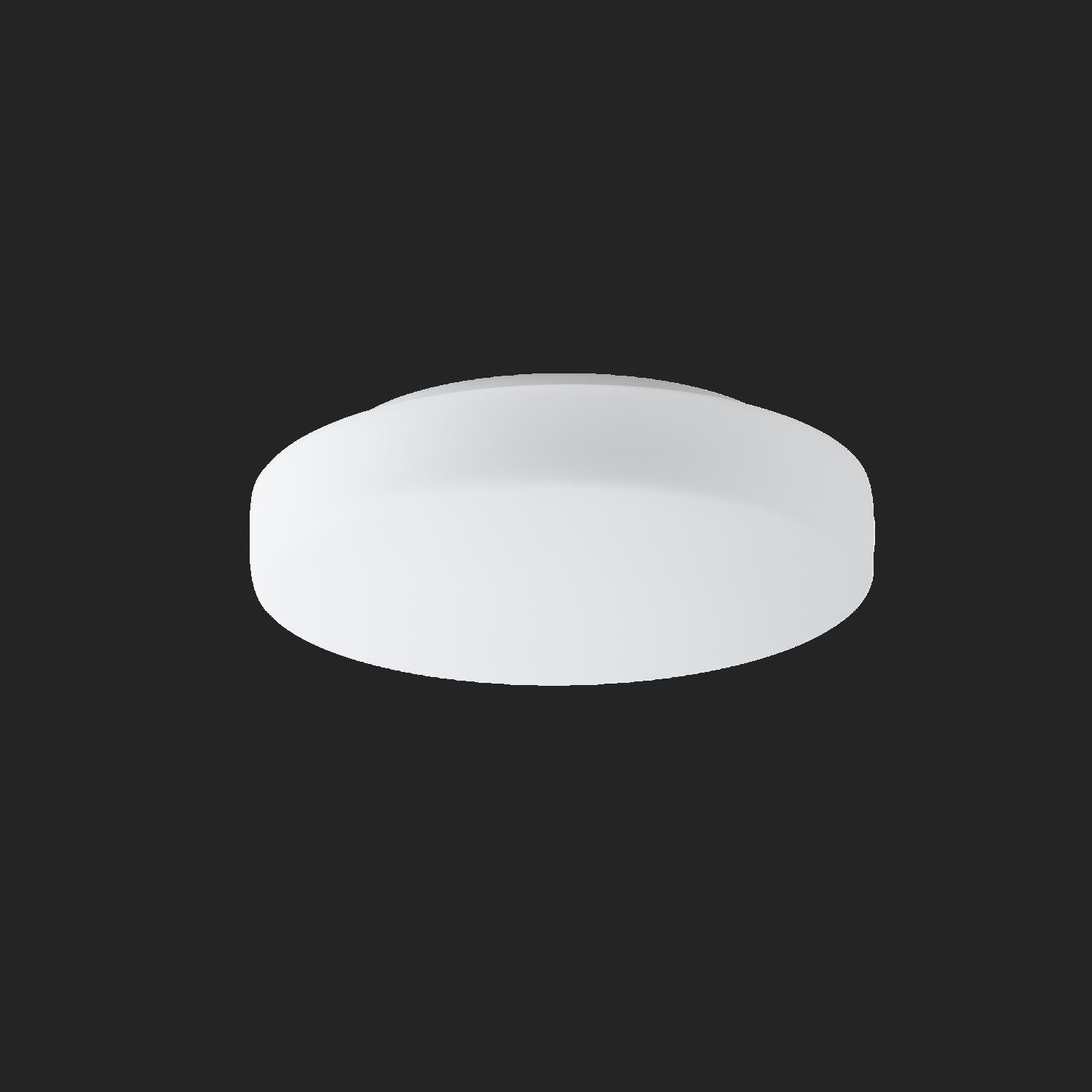 OS EDN59648 EDNA 3 stropní/nástěnné skleněné svítidlo bílá IP43 4000 K 14W LED HF nouzové kombinované 3 h (původní kód OS 59648) - OSMONT