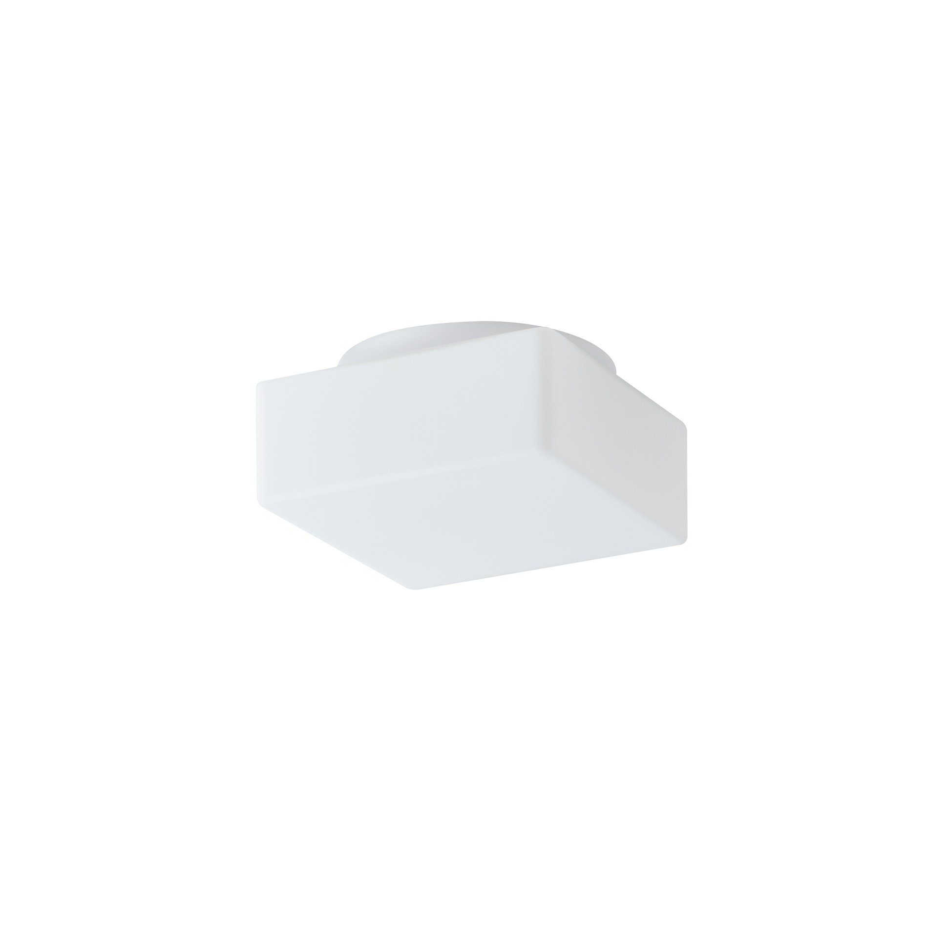 OS LIN51381 LINA 1 stropní/nástěnné skleněné svítidlo bílá IP43 3000 K 8W LED (původní kód OS 51381) - OSMONT
