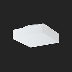 Obrázek pro produkt LINA 3 stropní/nástěnné skleněné svítidlo bílá IP43 3000 K 14W LED nouzové kombinované 3 h (původní kód OS 59187) - OSMONT