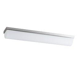 Obrázek pro produkt SYLVIA 1 X15 stropní/nástěnné skleněné svítidlo kartáčovaná nerez / bílá IP44 3000 K 18W LED - OSMONT