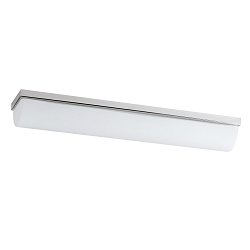 Obrázek pro produkt SYLVIA 1 X14 stropní/nástěnné skleněné svítidlo nerez / bílá IP44 3000 K 18W LED - OSMONT
