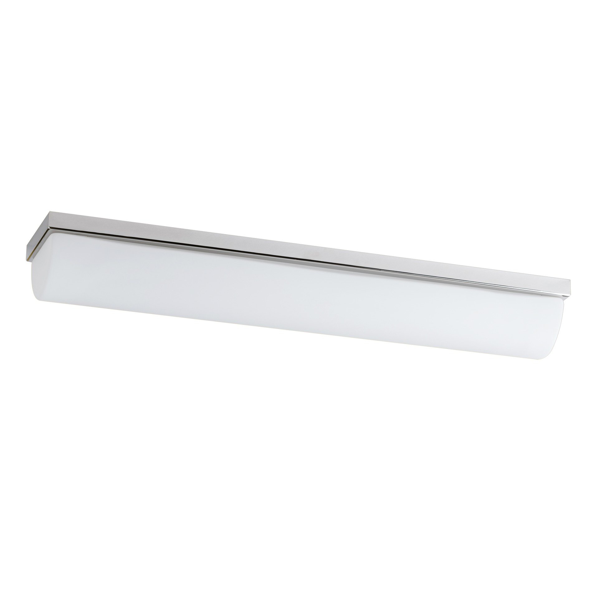 OS SYL51922 SYLVIA 1 X14 stropní/nástěnné skleněné svítidlo nerez / bílá IP44 4000 K 18W LED - OSMONT