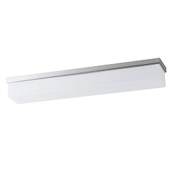 Obrázek pro produkt SYLVIA 2 X15 stropní/nástěnné skleněné svítidlo kartáčovaná nerez / bílá IP44 3000 K 18W LED - OSMONT