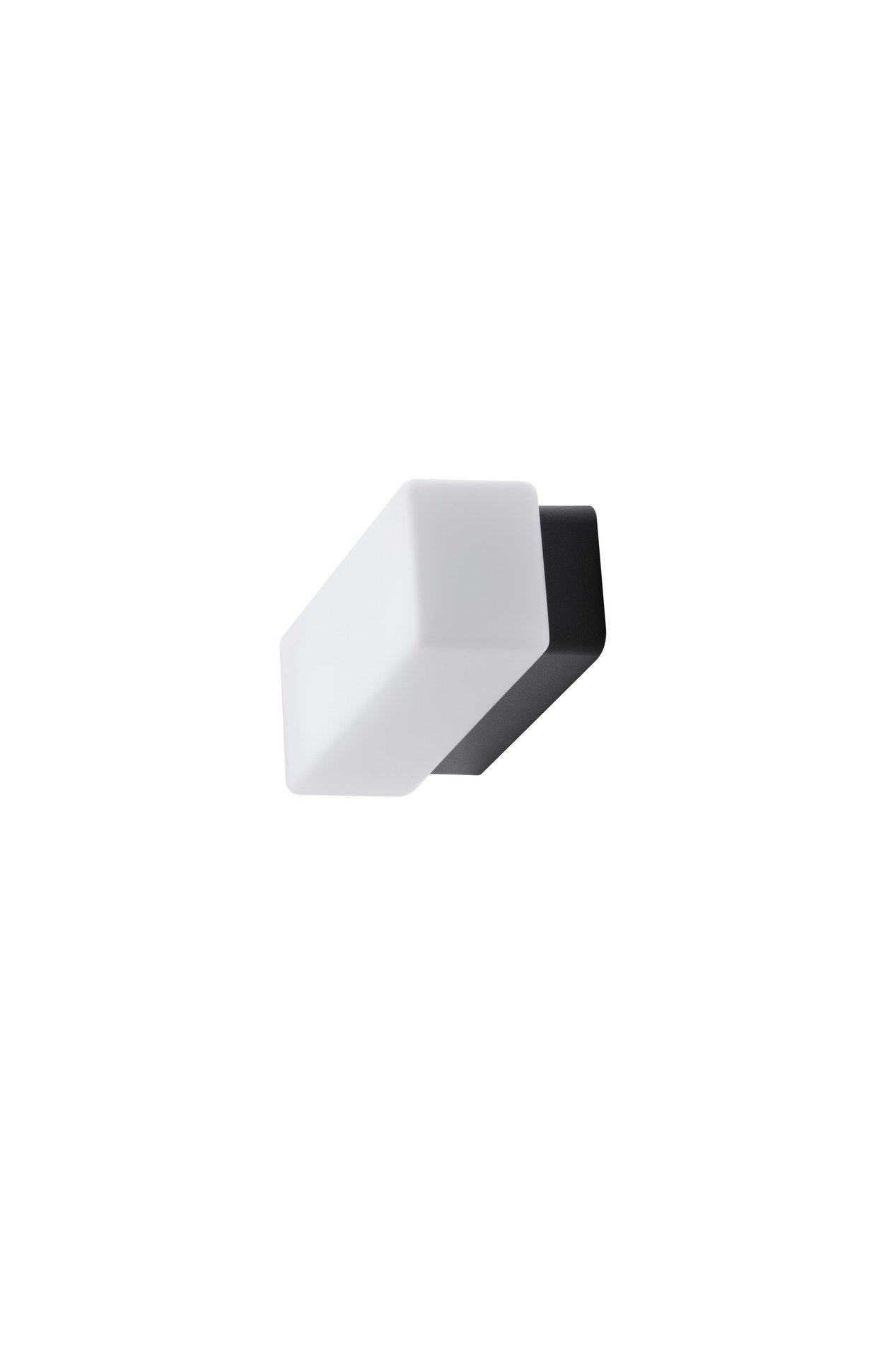 Levně OS FLO67275 FLORA 1 stropní/nástěnné skleněné svítidlo černá / bílá IP43 3000 K 8W LED (původní kód OS 67275) - OSMONT