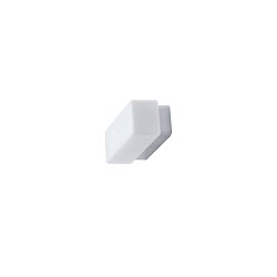 Obrázek pro produkt FLORA 1 stropní/nástěnné skleněné svítidlo stříbrná / bílá IP43 4000 K 7W LED - OSMONT