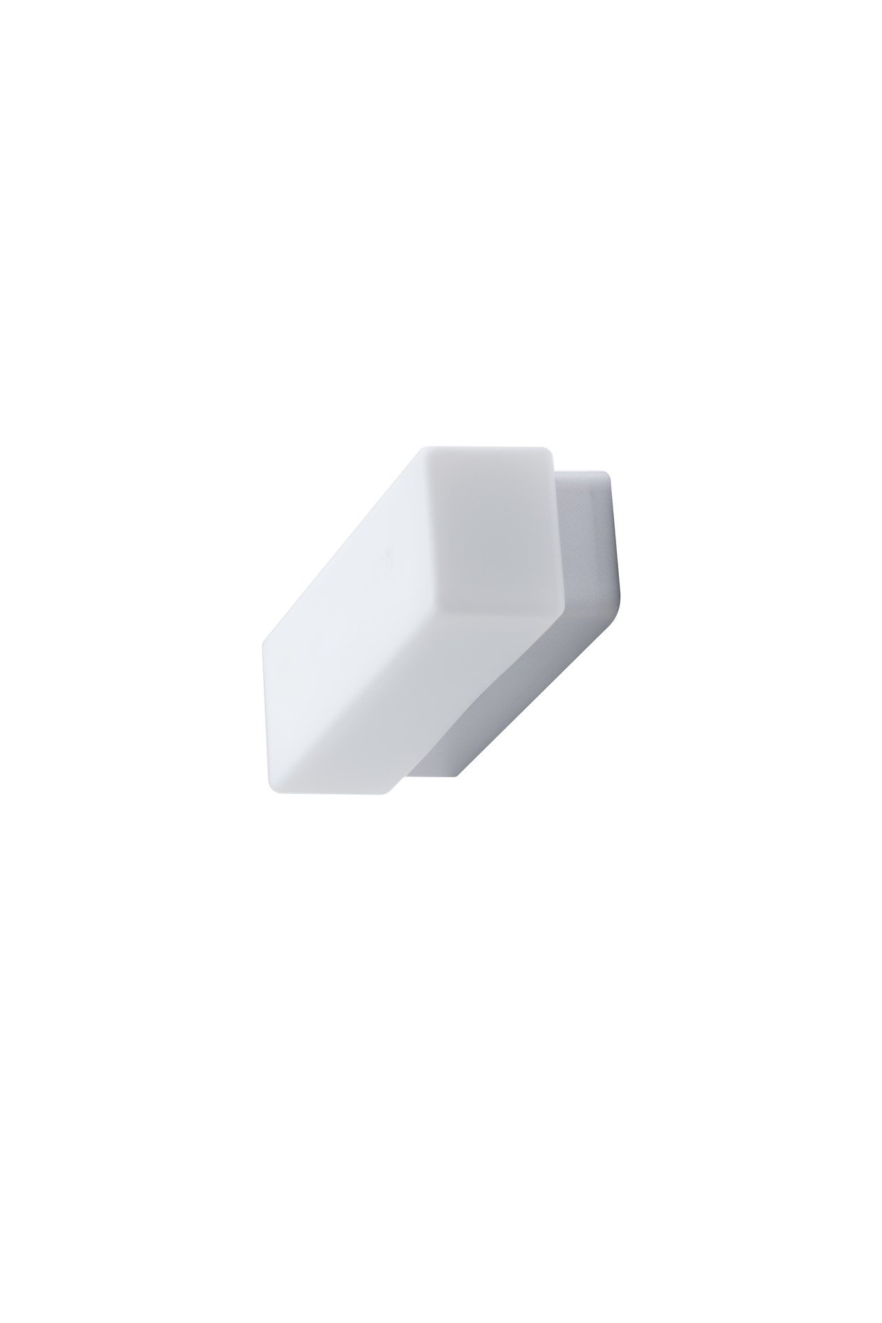 Levně OS FLO67780 FLORA 2 stropní/nástěnné skleněné svítidlo stříbrná / bílá IP43 4000 K 8W LED - OSMONT