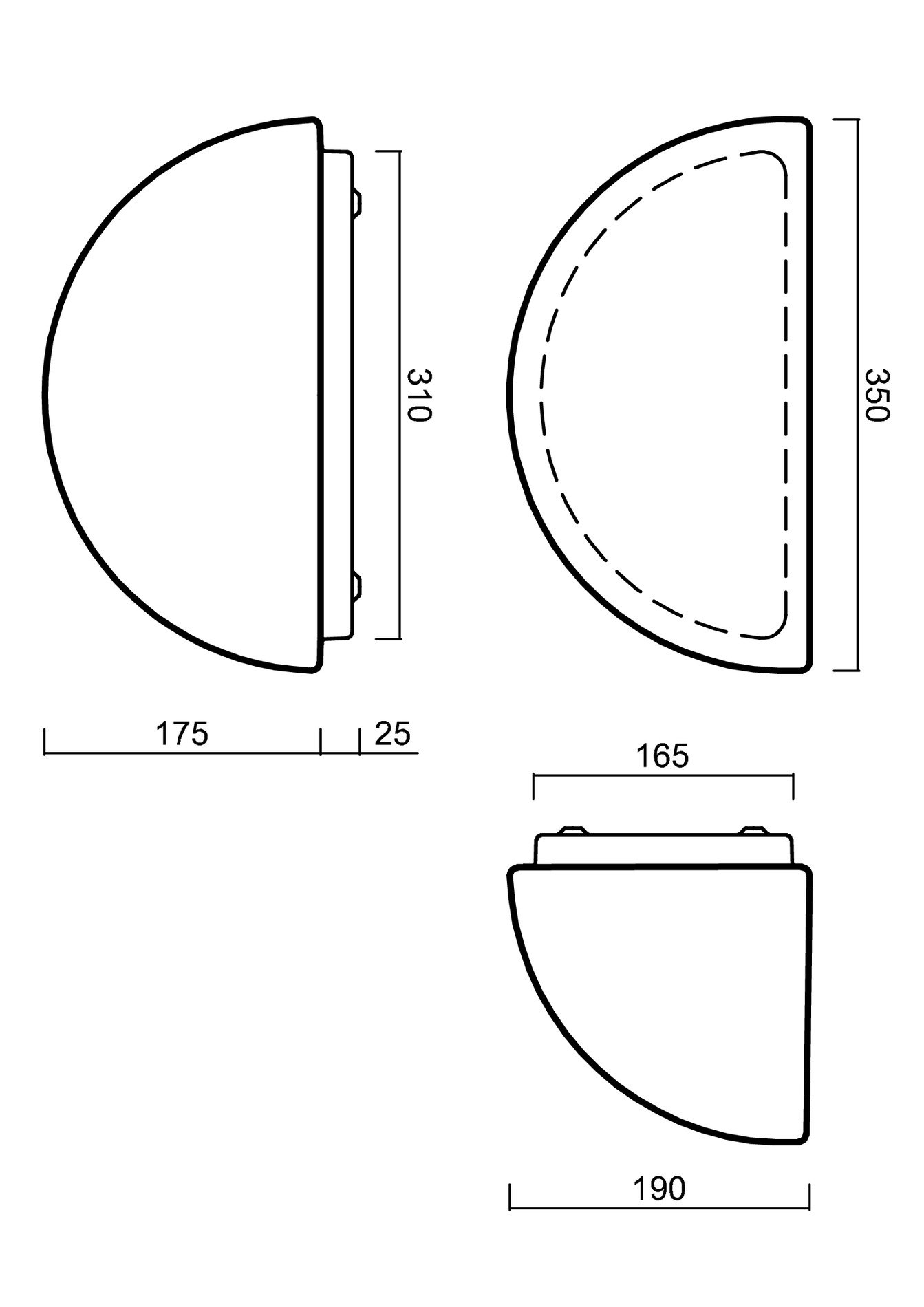 OS NEL48201 NELA 3 nástěnné skleněné svítidlo bílá IP43 3000 K 13W LED - OSMONT (obrázek 4)