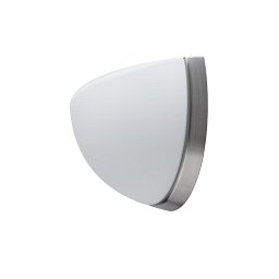 Obrázek pro produkt NELA DL1 nástěnné skleněné svítidlo kartáčovaná nerez / bílá IP43 3000 K 7W LED - OSMONT