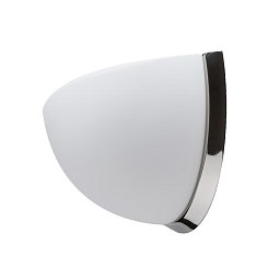 Obrázek pro produkt NELA DL3 nástěnné skleněné svítidlo nerez / bílá IP43 3000 K 13W LED - OSMONT