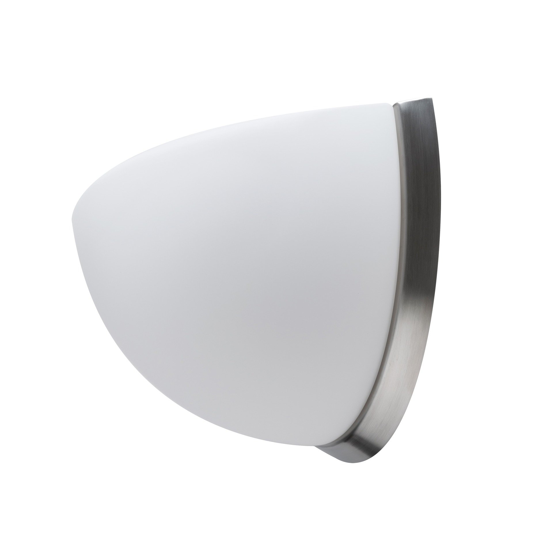 OS NEL59464 NELA DL3 nástěnné skleněné svítidlo nerez broušená / bílá IP43 3000 K 15W LED HF (původní kód OS 59464) - OSMONT
