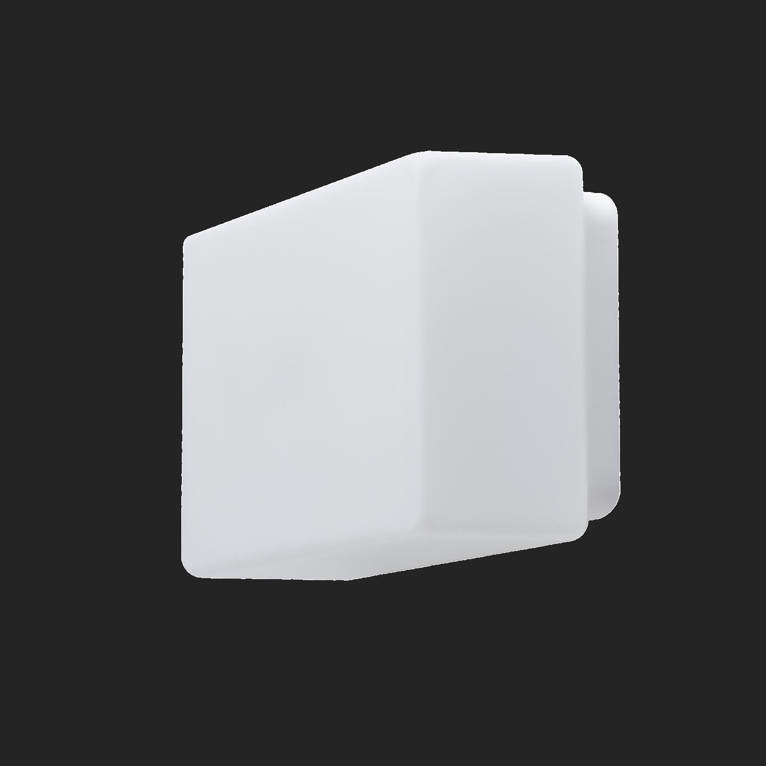 OS JEN58753 JENA 2 stropní/nástěnné skleněné svítidlo bílá IP43 3000 K 15W LED nouzové kombinované 3 h (původní kód OS 58753) - OSMONT