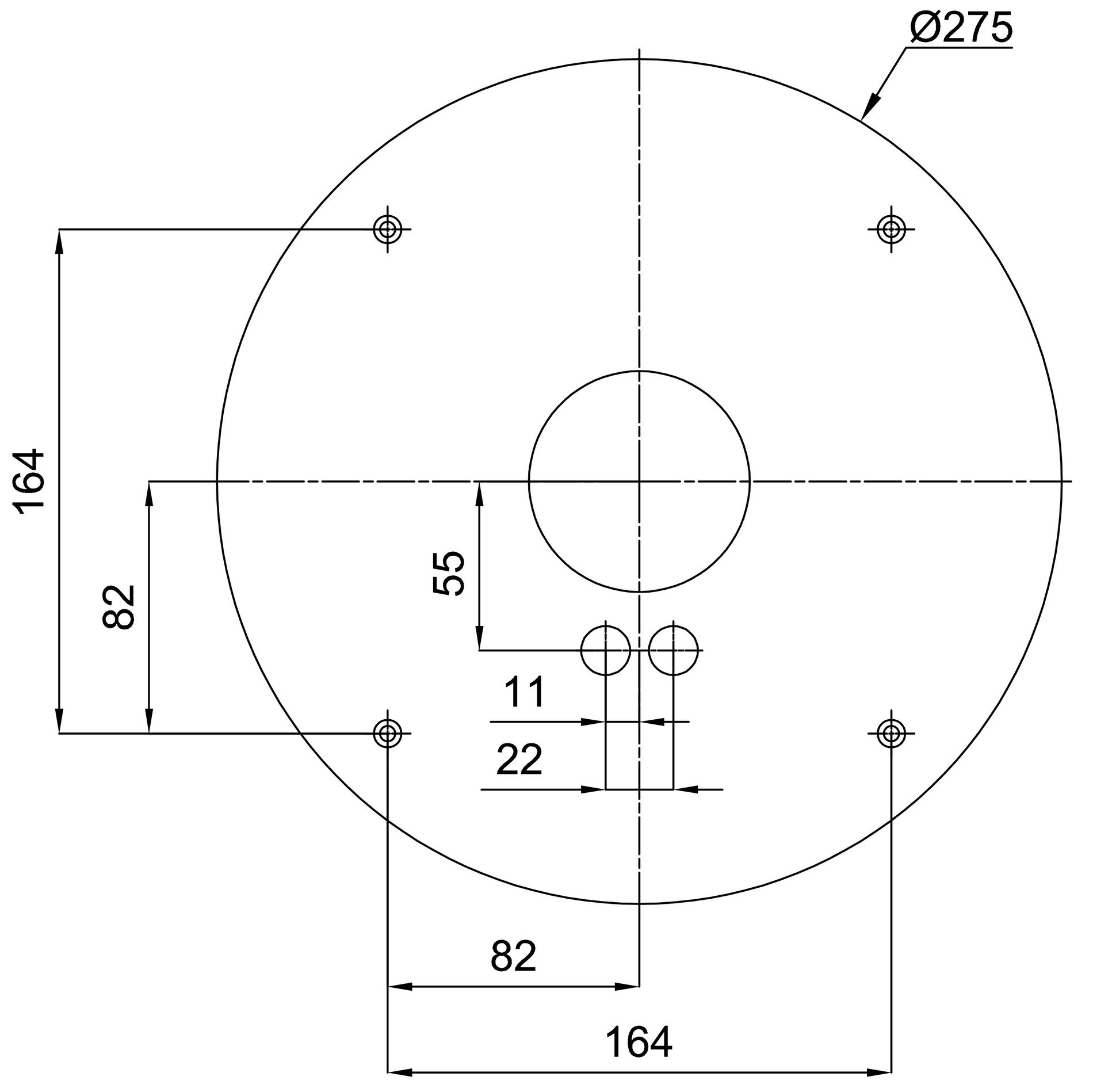 OS SAT59741 SATURN 1 stropní/nástěnné skleněné svítidlo bílá IP20 4000 K 16W LED - OSMONT (obrázek 6)