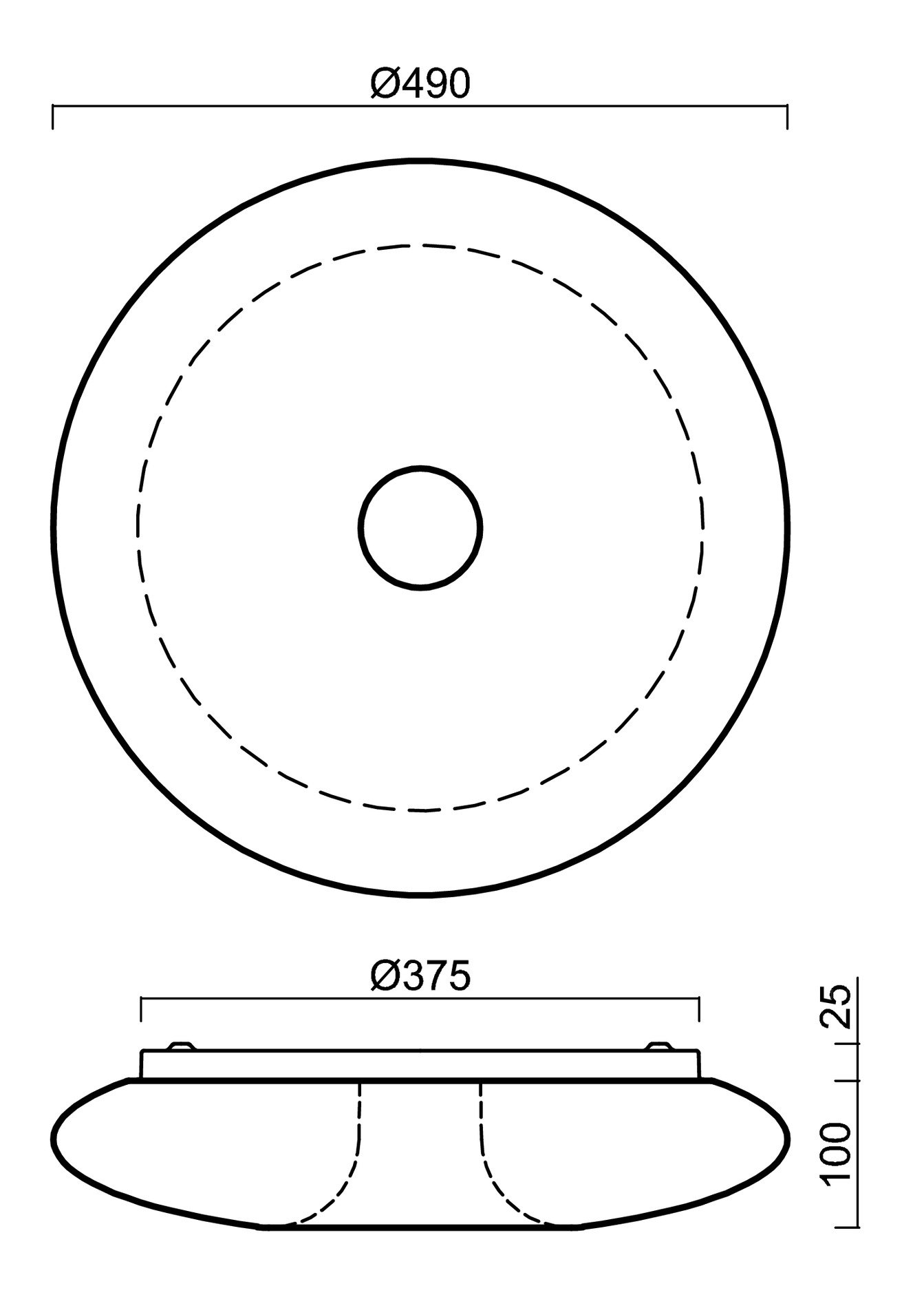 OS SAT59249 SATURN 2 stropní/nástěnné skleněné svítidlo bílá IP20 3000 K 31W LED DALI (původní kód OS 59249) - OSMONT (obrázek 4)