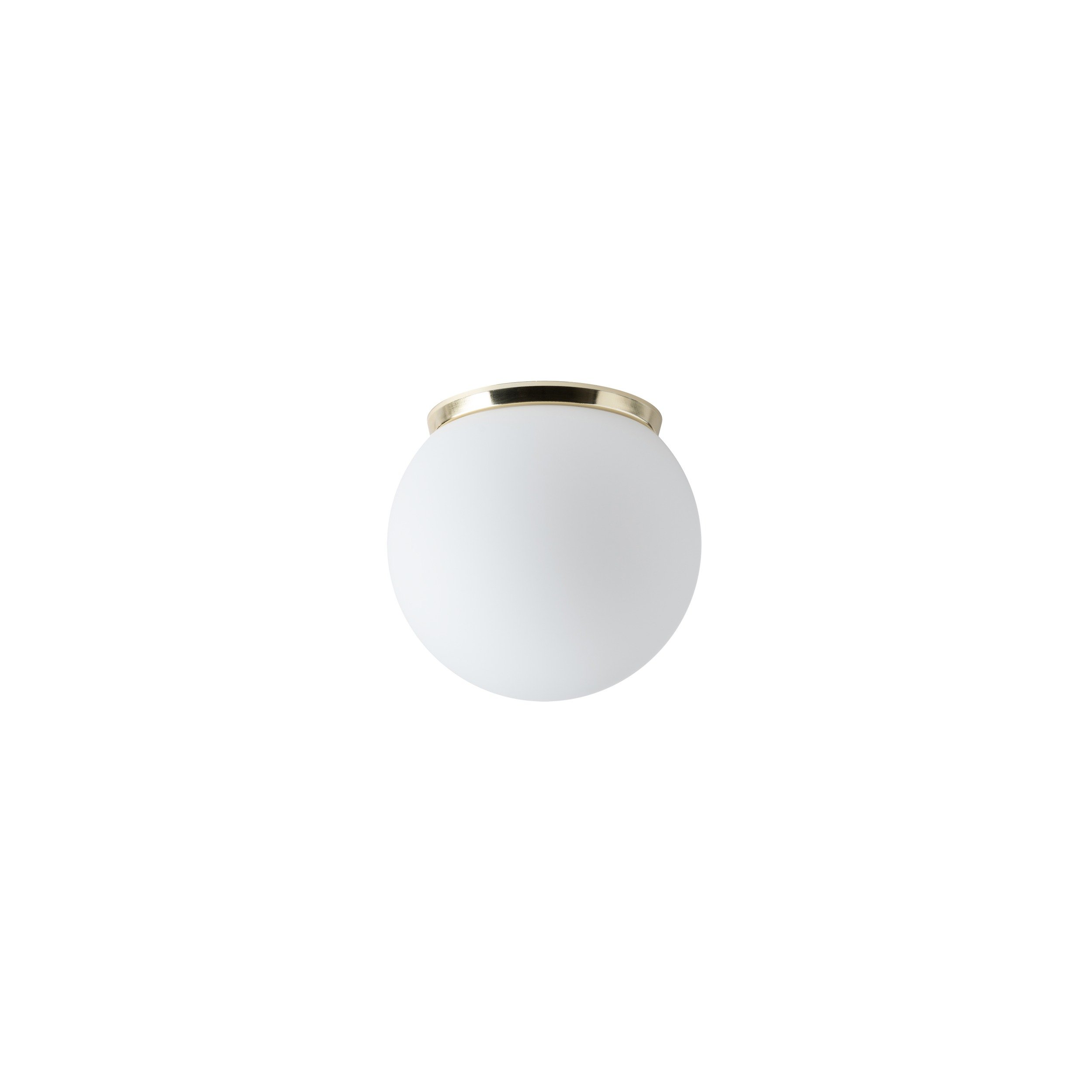 OS STY71519 STYX 1 stropní/nástěnné skleněné svítidlo mosaz leštěná / bílá IP65 4000 K 9W LED DALI (původní kód OS 71519) - OSMONT