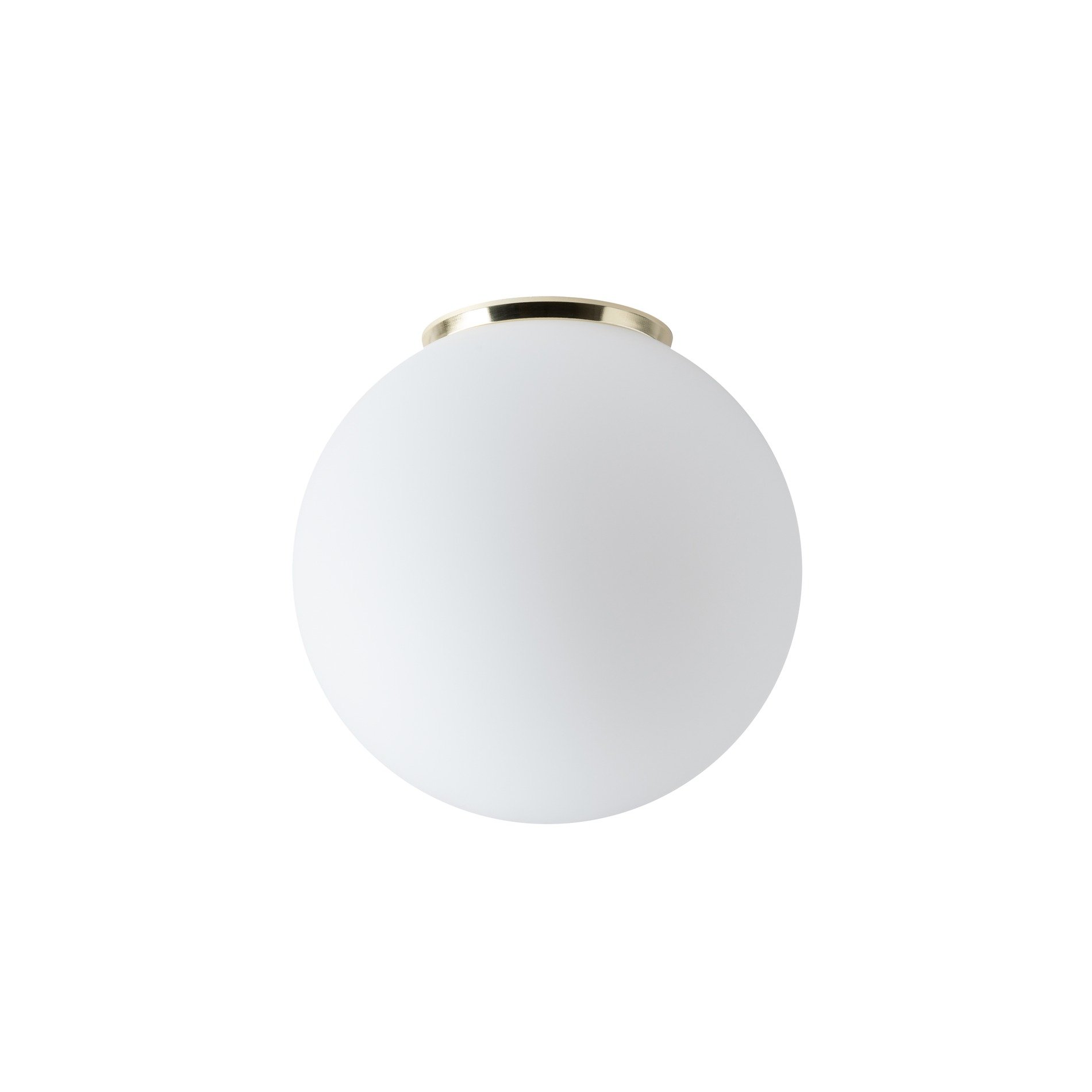 OS STY61238 STYX 3 stropní/nástěnné skleněné svítidlo mosaz / bílá IP65 3000 K 20W LED - OSMONT