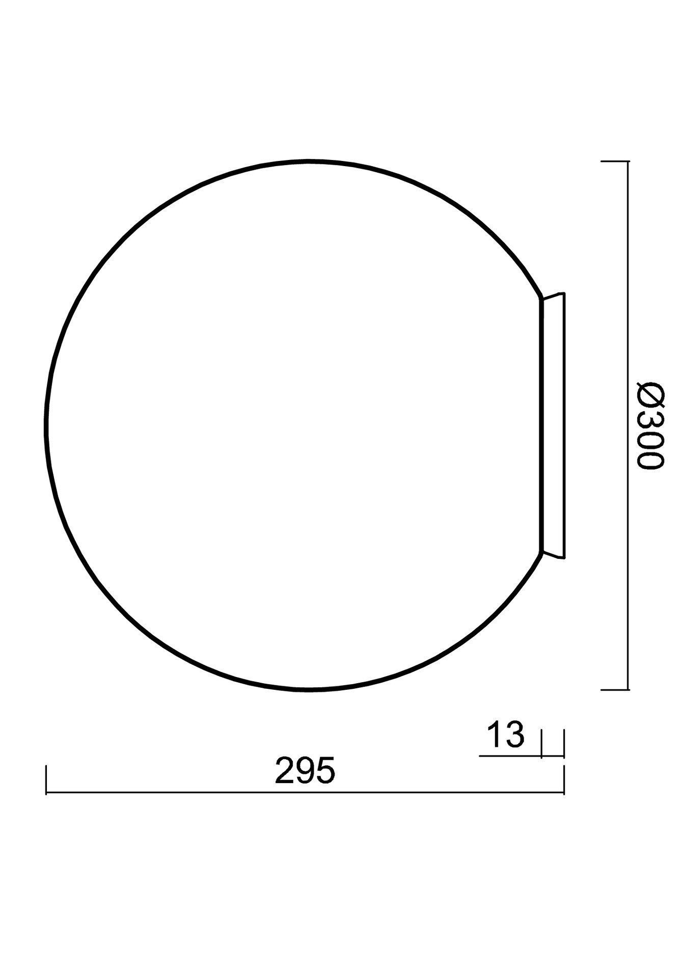 OS STY61233 STYX 3 stropní/nástěnné skleněné svítidlo černá / bílá IP65 3000 K 20W LED DALI (původní kód OS 61233) - OSMONT (obrázek 3)