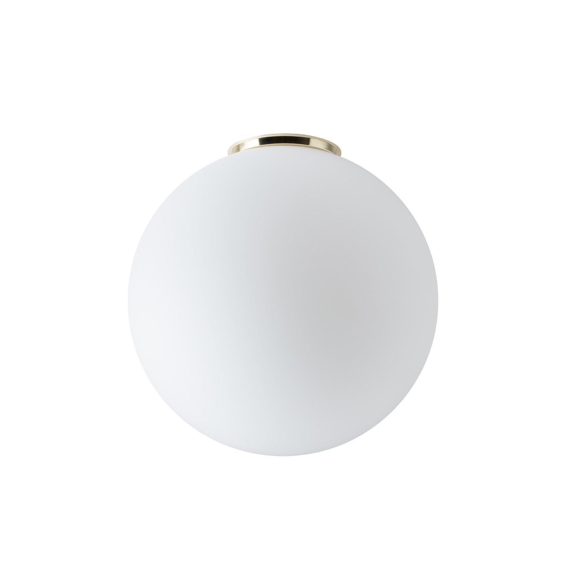 OS STY45008 STYX 4 stropní skleněné svítidlo mosaz / bílá IP65 40W E27 - OSMONT
