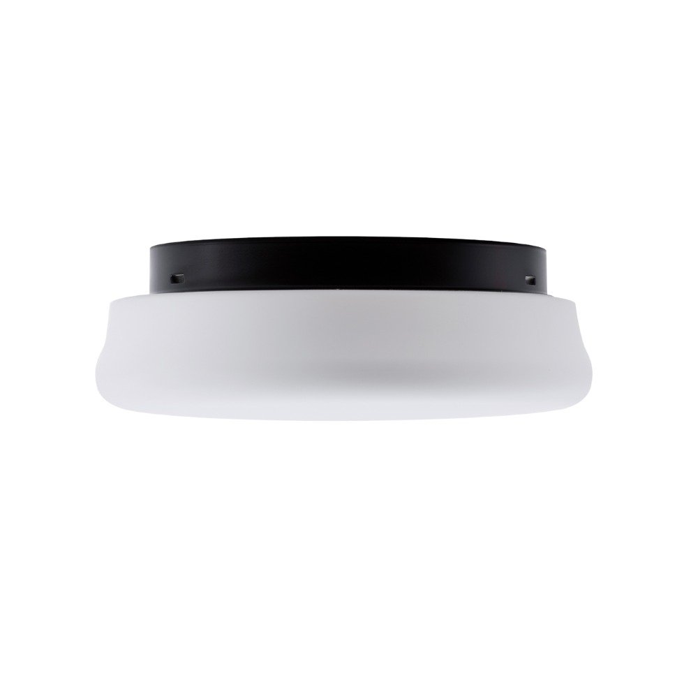 OS RAN61941 RANA stropní/nástěnné skleněné svítidlo černá / bílá IP44 4000 K 10W LED - OSMONT (obrázek 2)