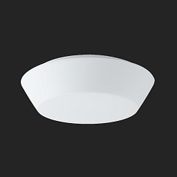 Obrázek pro produkt CRATER 3 stropní/nástěnné skleněné svítidlo bílá IP43 75W E27 HF - OSMONT