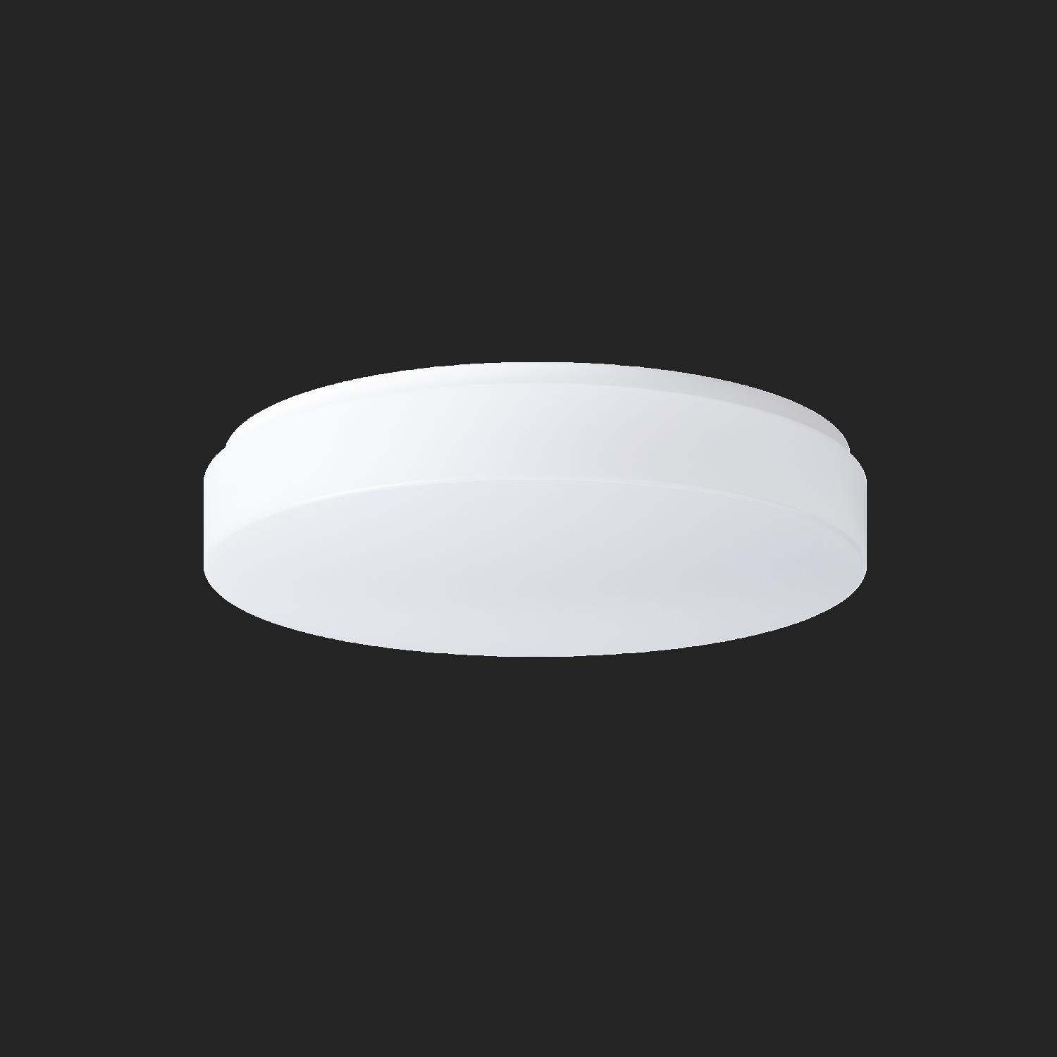 OS DEL56807 DELIA 2 stropní/nástěnné plastové svítidlo bílá IP54 4000 K 33W LED HF nouzové kombinované 3 h (původní kód OS 56807) - OSMONT