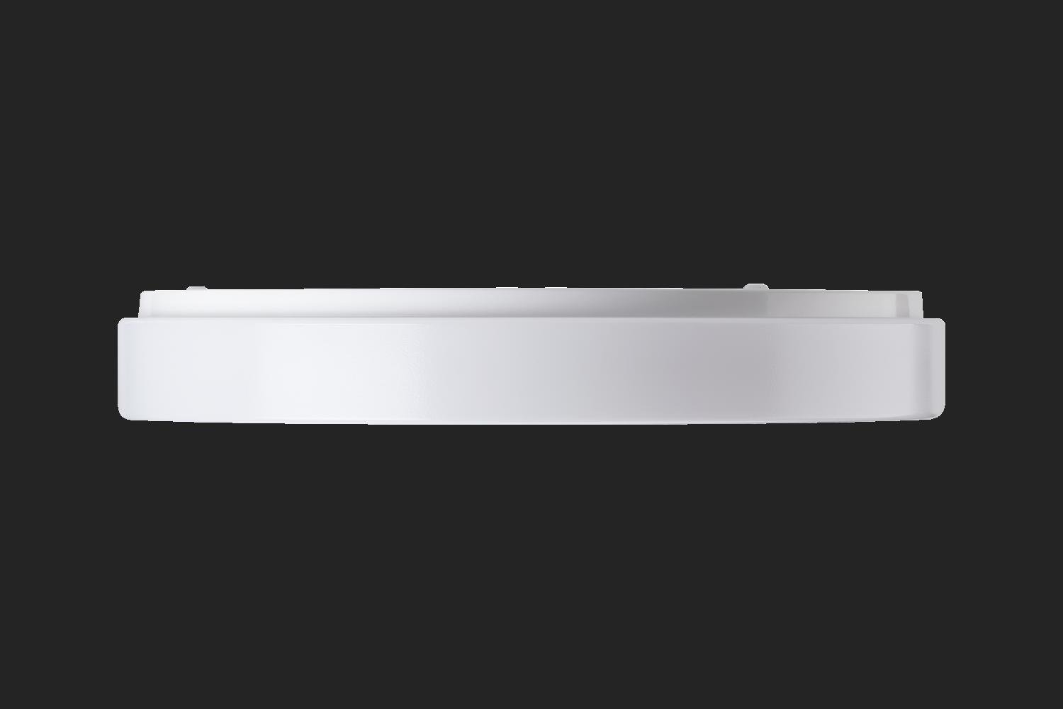 OS DEL67216 DELIA 3 stropní/nástěnné plastové svítidlo bílá IP54 3000 K 33W LED nouzové kombinované 3 h (původní kód OS 67216) - OSMONT (obrázek 3)