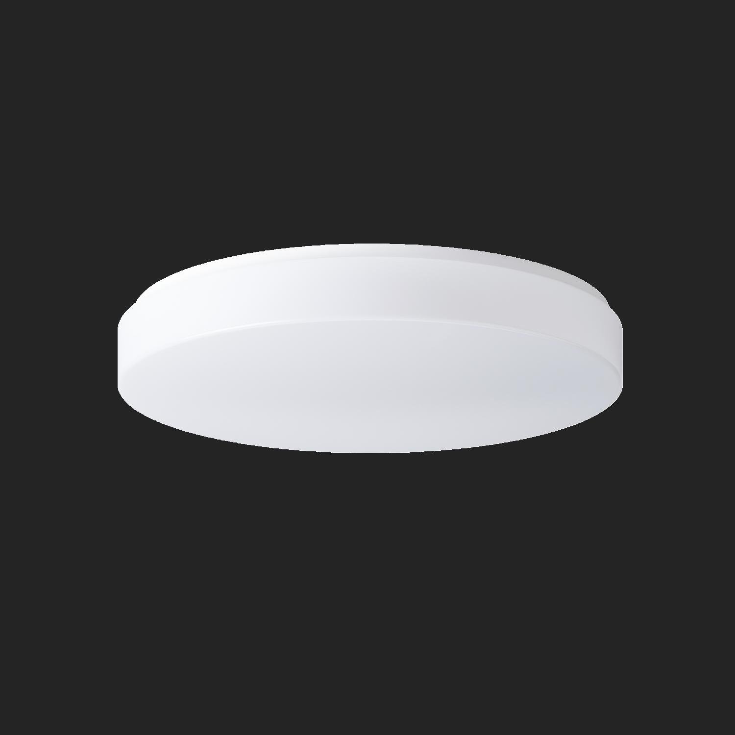 OS DEL67221 DELIA 3 stropní/nástěnné plastové svítidlo bílá IP54 3000 K 49W LED nouzové kombinované 3 h (původní kód OS 67221) - OSMONT