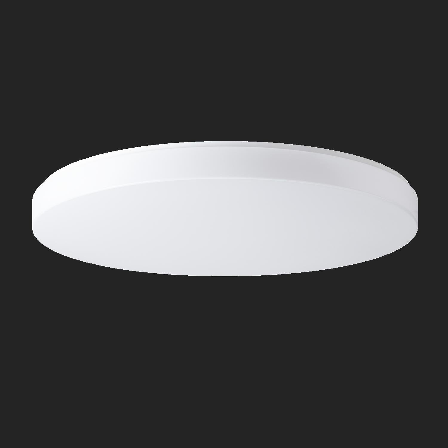 OS DEL10630 DELIA 5 stropní/nástěnné plastové svítidlo bílá IP54 3000 K 150W LED nouzové kombinované 3 h (původní kód OS 10630) - OSMONT