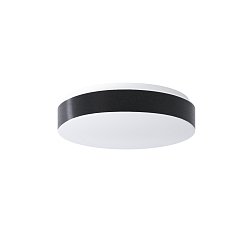 Obrázek pro produkt DELIA C1 stropní/nástěnné plastové svítidlo bílá / černá IP54 3000 K 18W LED HF - OSMONT