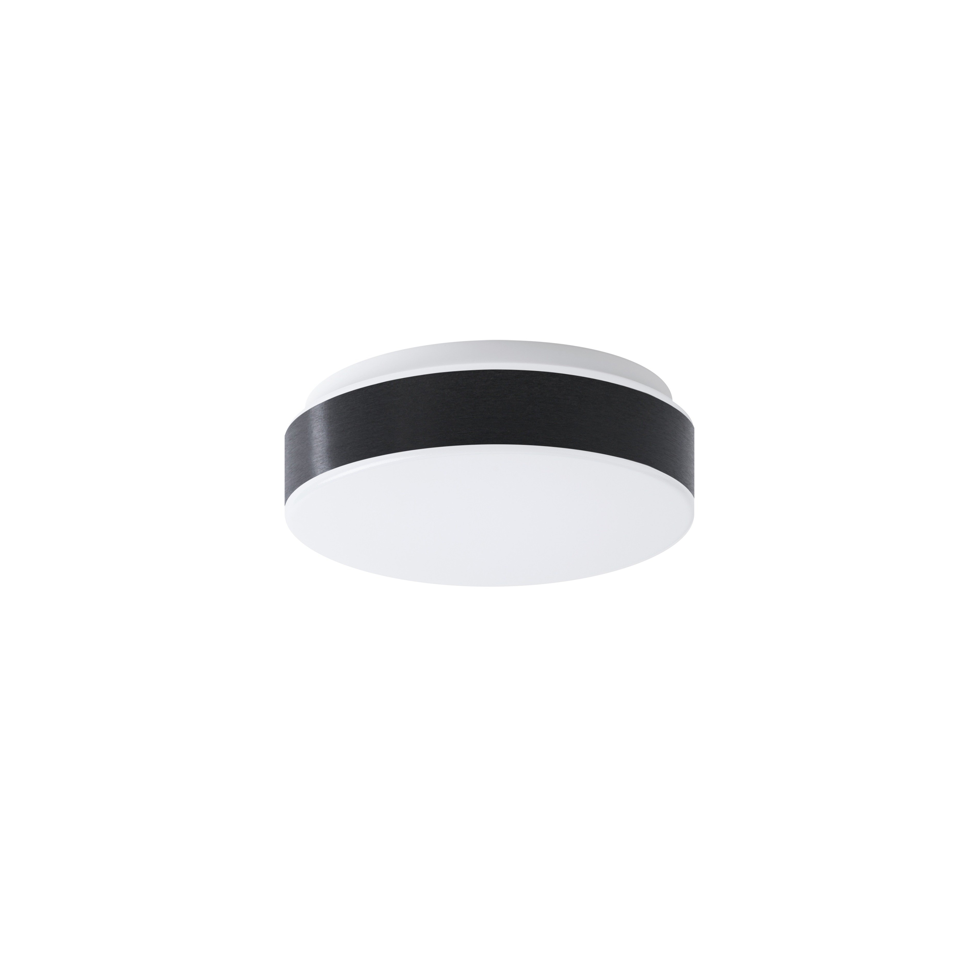 OS DEL52586 DELIA C1A stropní/nástěnné plastové svítidlo bílá / bílo - černá IP44 40W E27 HF (původní kód OS 52586) - OSMONT