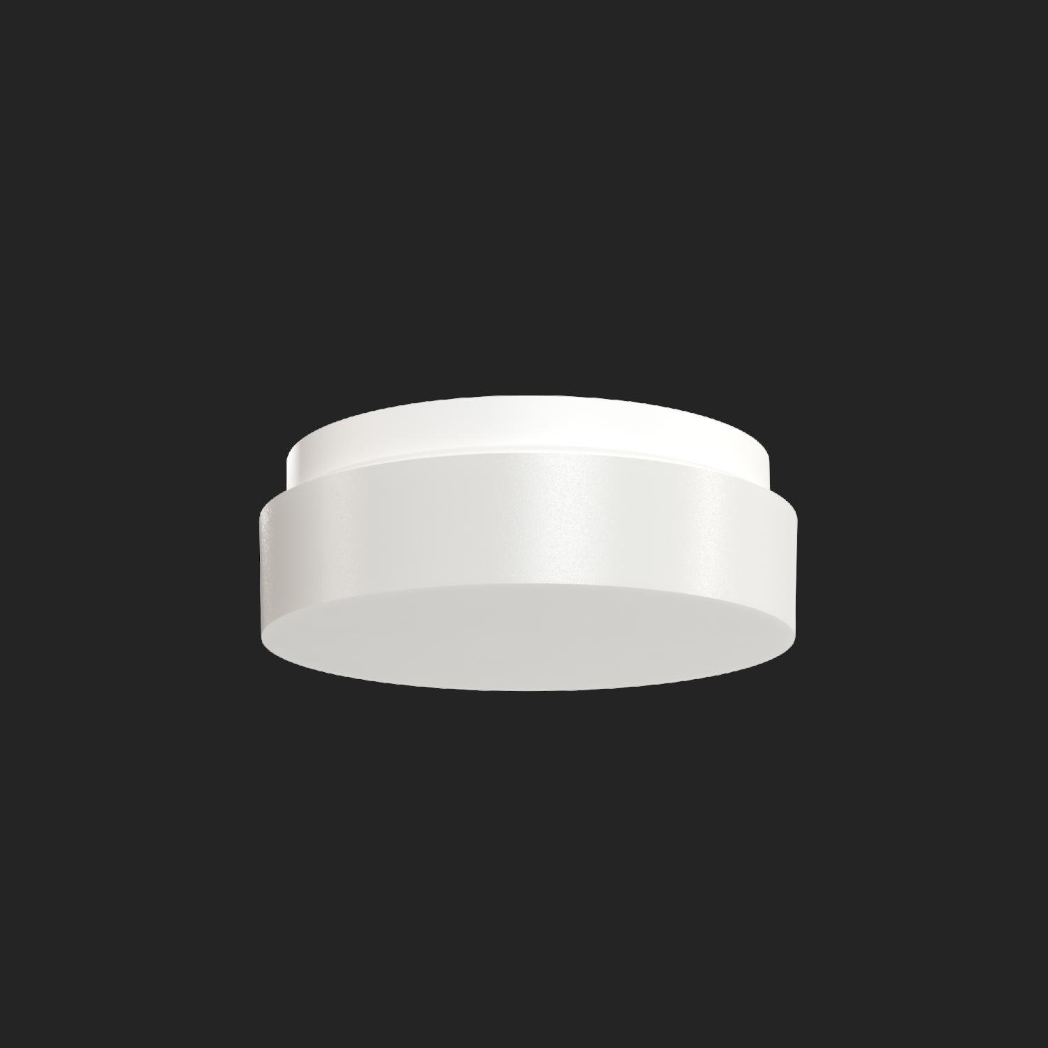 OS IRI71571 IRIDA 1 stropní/nástěnné plastové svítidlo bílá IP65 4000 K 1W LED (původní kód OS 71571) - OSMONT