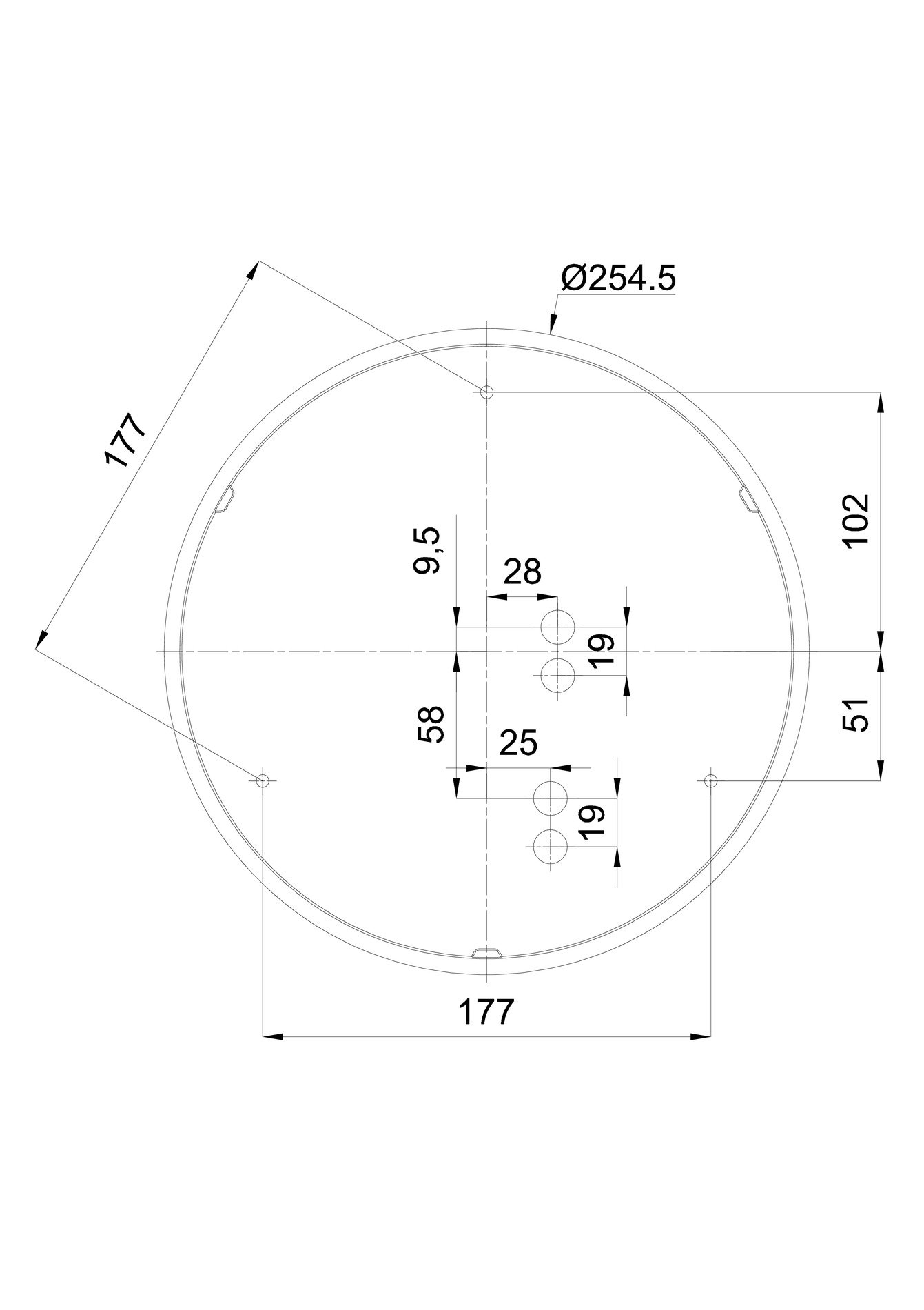 OS IRI71083 IRIDA 2 stropní/nástěnné plastové svítidlo bílá IP65 3000 K 13W LED HF - OSMONT (obrázek 5)