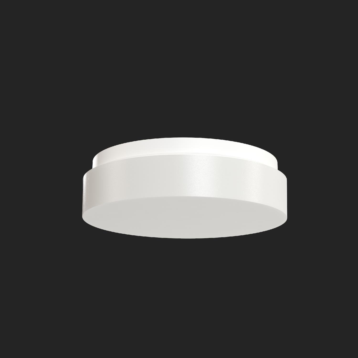 OS IRI71586 IRIDA 2 stropní/nástěnné plastové svítidlo bílá IP65 4000 K 15W LED nouzové kombinované 3 h (původní kód OS 71586) - OSMONT
