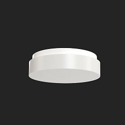 Obrázek pro produkt IRIDA 2 stropní/nástěnné plastové svítidlo bílá IP65 4000 K 15W LED nouzové kombinované 3 h (původní kód OS 71586) - OSMONT