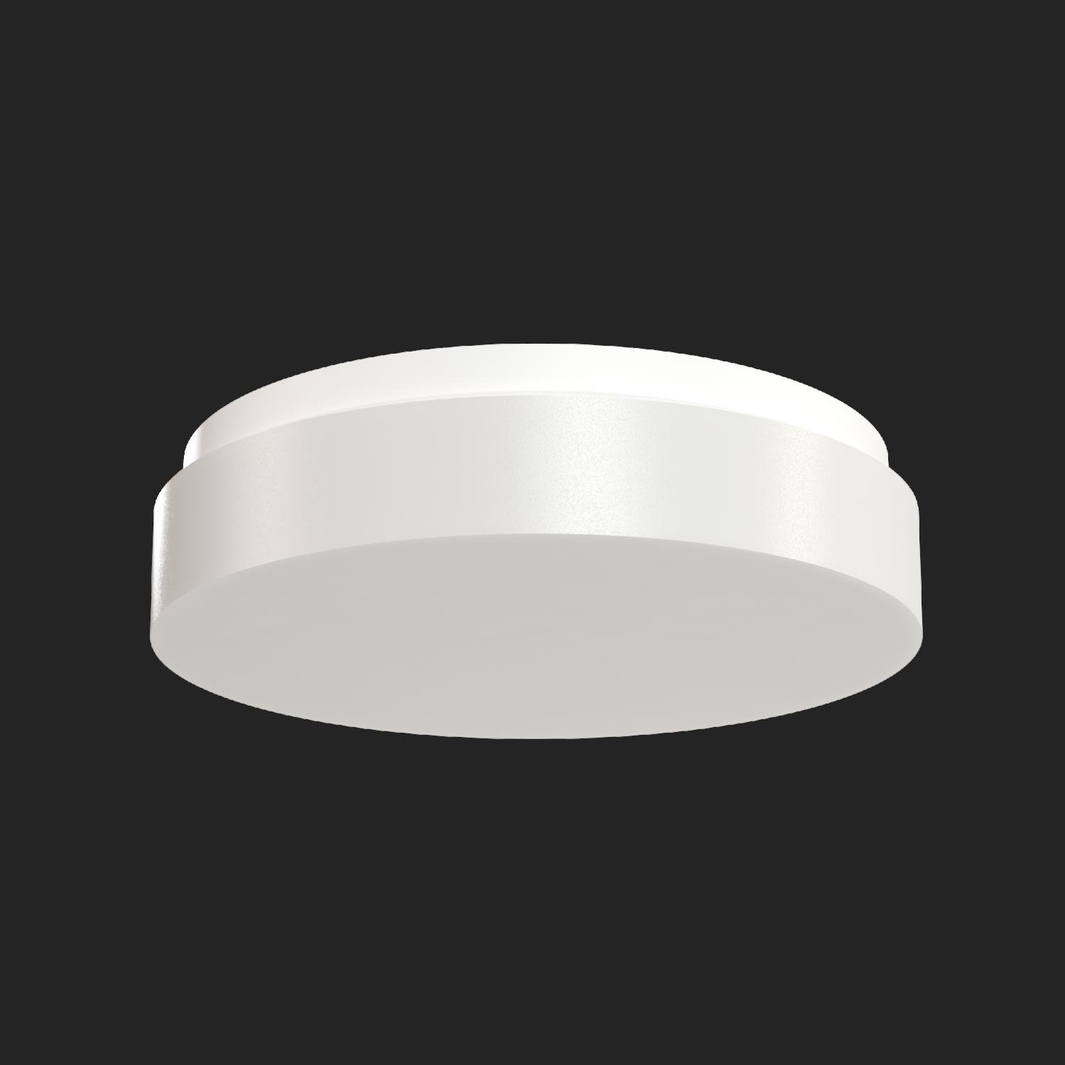 OS IRI71099 IRIDA 3 stropní/nástěnné plastové svítidlo bílá IP65 3000 K 14W LED HF nouzové kombinované 3 h (původní kód OS 71099) - OSMONT