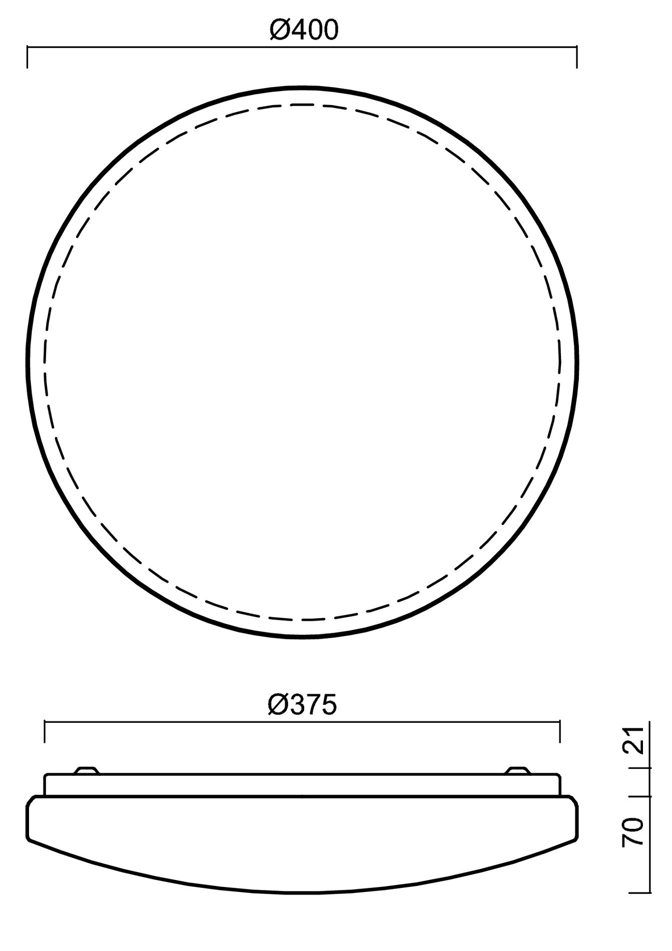 OS SAG71431 SAGITA 2 stropní/nástěnné plastové svítidlo bílá IP54 3000/4000 K 34W LED DALI - OSMONT (obrázek 4)