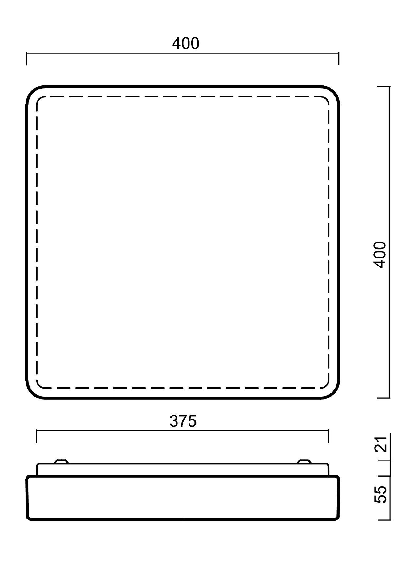 OS TIL52611 TILIA C2 stropní/nástěnné plastové svítidlo bílá / černá IP54 3x25W E27 HF - OSMONT (obrázek 4)