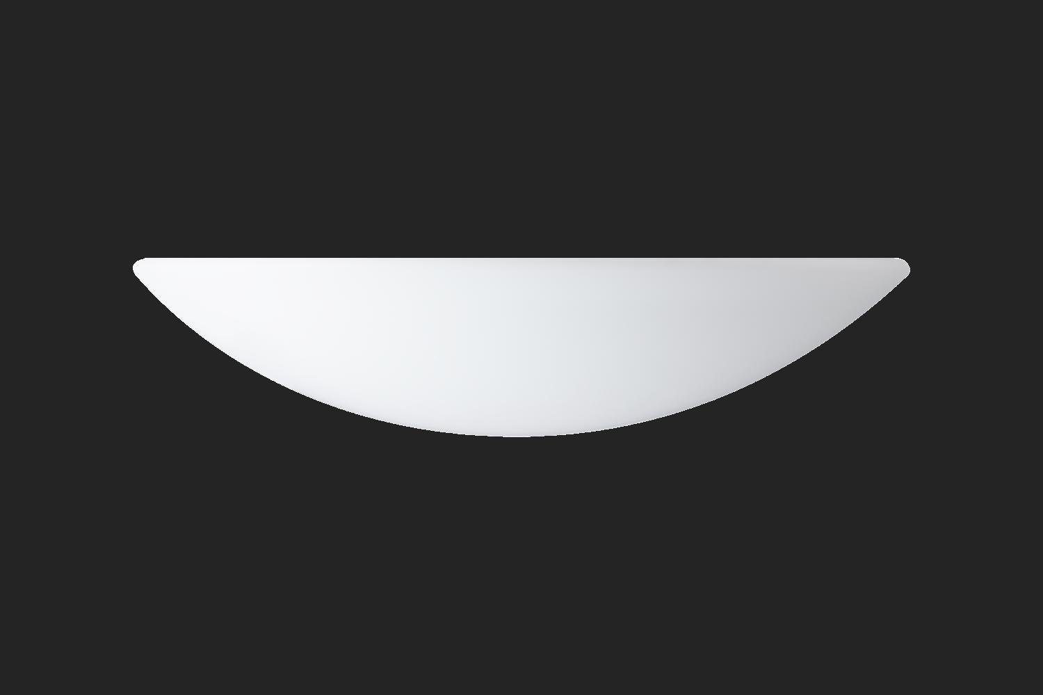 OS AUR59370 AURA V5 stropní/nástěnné skleněné polovestavné svítidlo bílá IP44 3000 K 33W LED nouzové kombinované 3 h (původní kód OS 59370) - OSMONT (obrázek 3)